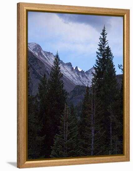 View of Moutains Near Bear Lake in Rocky Mountain National Park-Anna Miller-Framed Premier Image Canvas