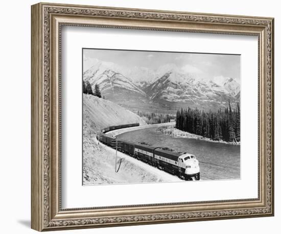 View of Moving Train-null-Framed Photographic Print