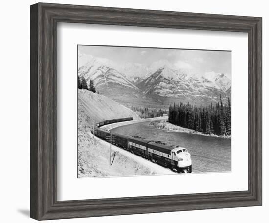 View of Moving Train-null-Framed Photographic Print