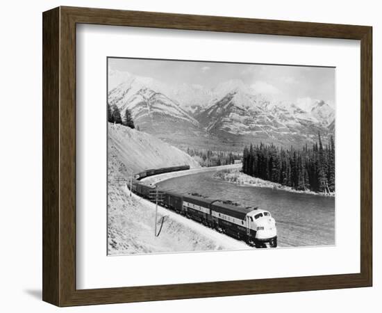 View of Moving Train-null-Framed Photographic Print