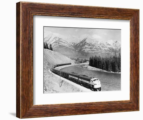 View of Moving Train-null-Framed Photographic Print