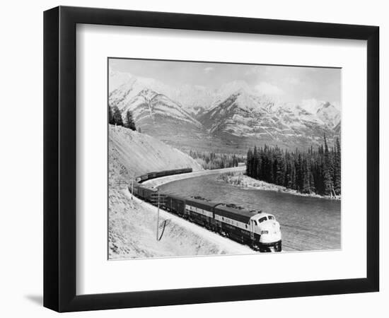 View of Moving Train-null-Framed Photographic Print