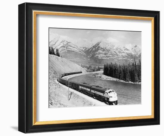 View of Moving Train-null-Framed Photographic Print