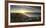 View of Muizenberg Beach at sunrise, Cape Town, Western Cape, South Africa, Africa-Ian Trower-Framed Photographic Print