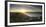 View of Muizenberg Beach at sunrise, Cape Town, Western Cape, South Africa, Africa-Ian Trower-Framed Photographic Print