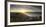 View of Muizenberg Beach at sunrise, Cape Town, Western Cape, South Africa, Africa-Ian Trower-Framed Photographic Print