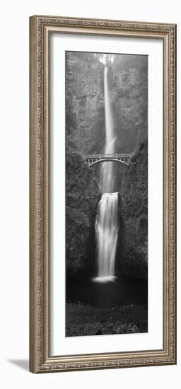 View of Multnomah Falls in Columbia Gorge, Oregon, USA-Walter Bibikow-Framed Photographic Print