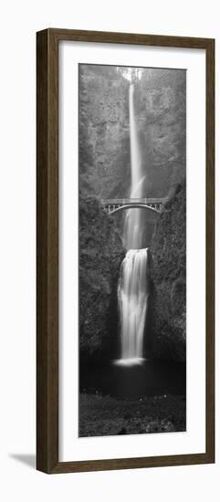 View of Multnomah Falls in Columbia Gorge, Oregon, USA-Walter Bibikow-Framed Photographic Print