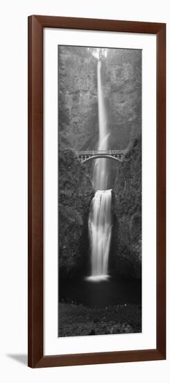 View of Multnomah Falls in Columbia Gorge, Oregon, USA-Walter Bibikow-Framed Photographic Print