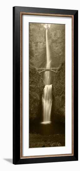 View of Multnomah Falls in Columbia Gorge, Oregon, USA-Walter Bibikow-Framed Photographic Print