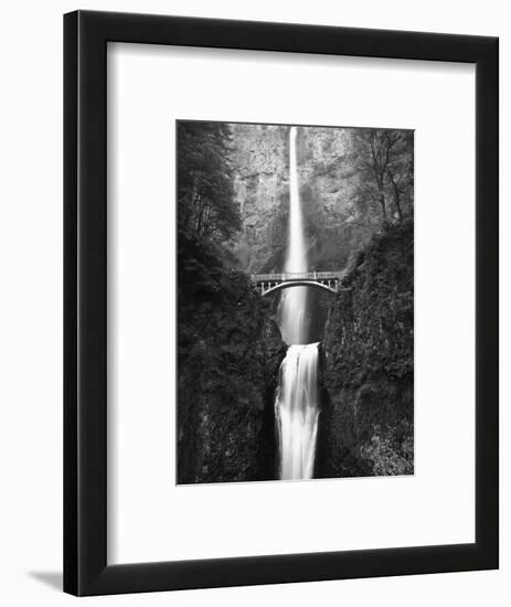 View of Multnomah Falls in Columbia Gorge, Oregon, USA-Walter Bibikow-Framed Photographic Print