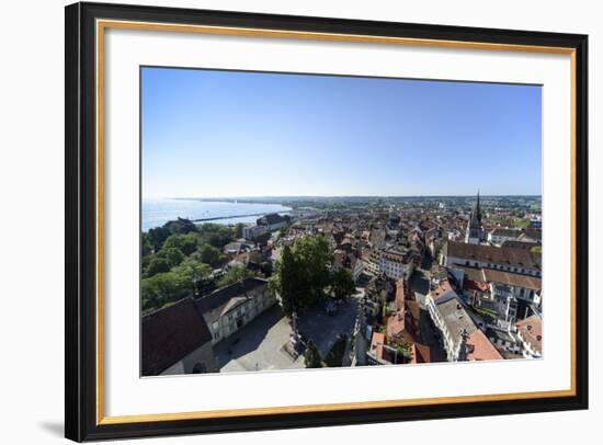 View of Munster on the Constance, Lake of Constance, Baden-Wurttemberg, Germany-Ernst Wrba-Framed Photographic Print