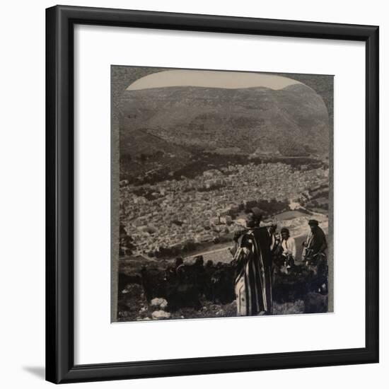 'View of Nablus', c1900-Unknown-Framed Photographic Print