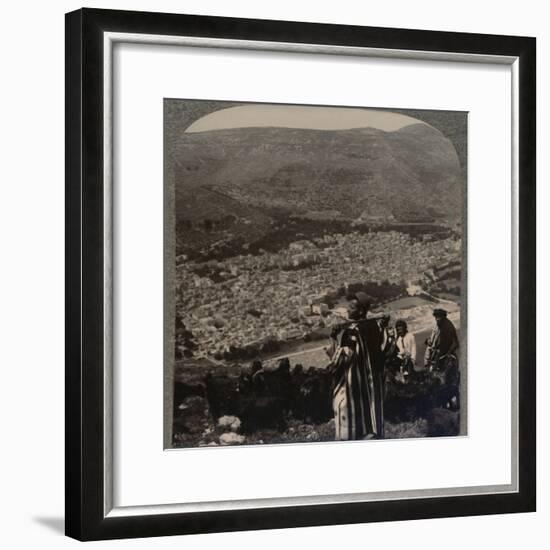 'View of Nablus', c1900-Unknown-Framed Photographic Print