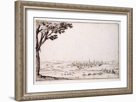 View of Nancy-Jacques Callot-Framed Giclee Print