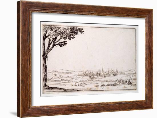 View of Nancy-Jacques Callot-Framed Giclee Print