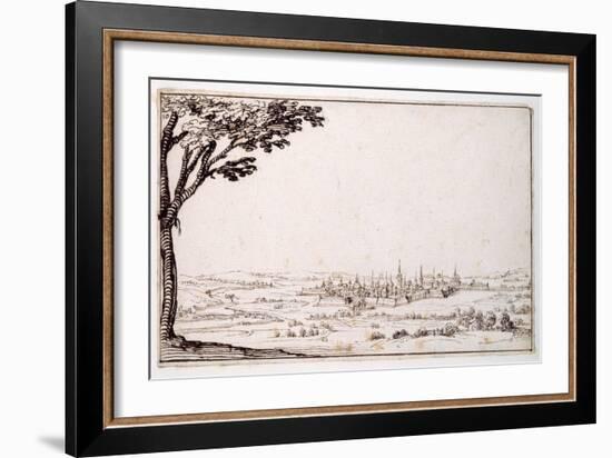 View of Nancy-Jacques Callot-Framed Giclee Print