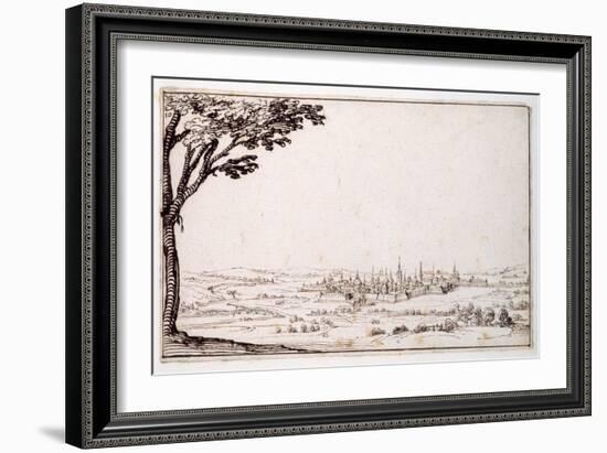 View of Nancy-Jacques Callot-Framed Giclee Print