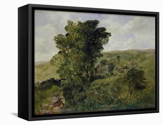 View of Nantlle, Caernarvonshire, 1855-Alfred William Hunt-Framed Premier Image Canvas