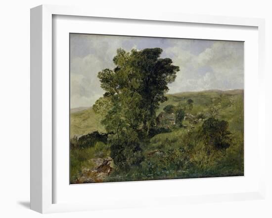 View of Nantlle, Caernarvonshire, 1855-Alfred William Hunt-Framed Giclee Print