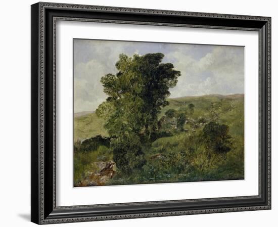 View of Nantlle, Caernarvonshire, 1855-Alfred William Hunt-Framed Giclee Print