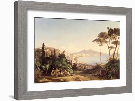 View of Naples, 1837/38-Carl Wilhelm Goetzloff-Framed Giclee Print