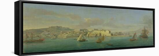 View of Naples-Vanvitelli (Gaspar van Wittel)-Framed Premier Image Canvas