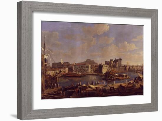 View of Naples-Gaspar van Wittel-Framed Giclee Print