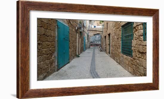 View of narrow alley, Acre (Akko), Israel-null-Framed Photographic Print