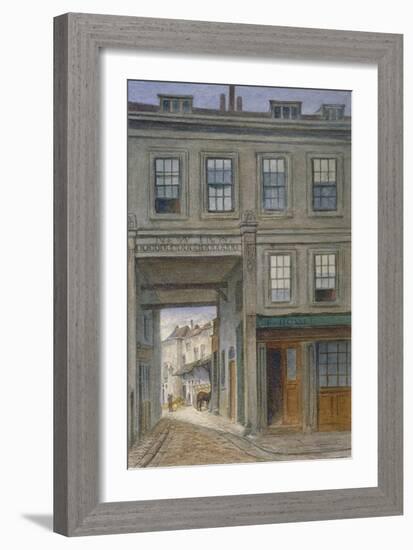 View of New Inn, Old Bailey, City of London, 1868-JT Wilson-Framed Giclee Print