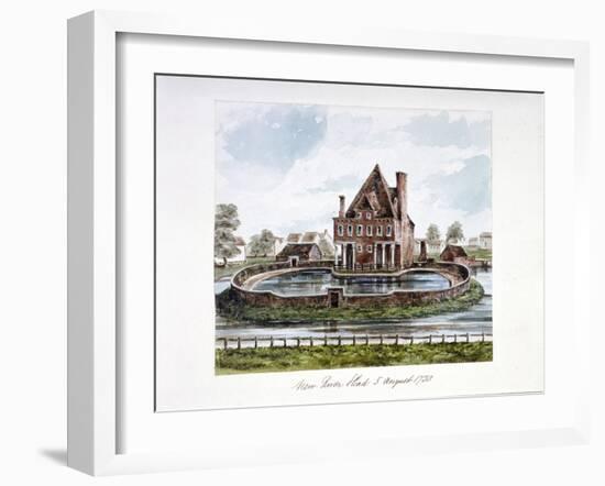 View of New River Head, Finsbury, London, 1730-null-Framed Giclee Print