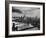 View of New York City Behind the Bridges That are Hovering over the East River-Dmitri Kessel-Framed Photographic Print