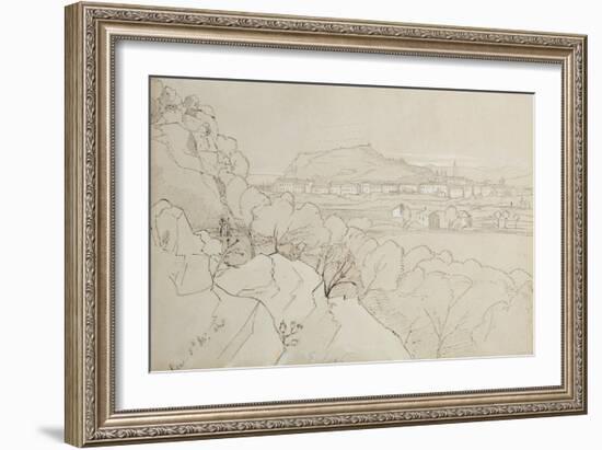 View of Nice, 1848-Edward Lear-Framed Giclee Print