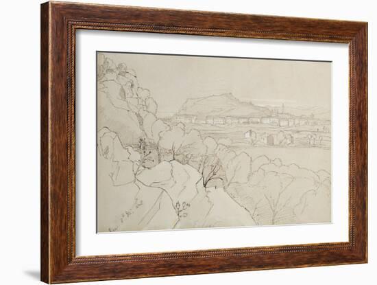 View of Nice, 1848-Edward Lear-Framed Giclee Print