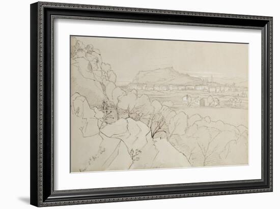 View of Nice, 1848-Edward Lear-Framed Giclee Print