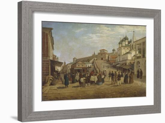 View of Nizhny Novgorod, 1867-Pyotr Petrovich Vereshchagin-Framed Premium Giclee Print