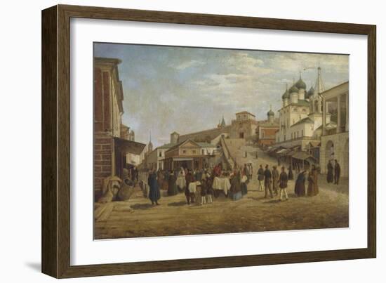 View of Nizhny Novgorod, 1867-Pyotr Petrovich Vereshchagin-Framed Premium Giclee Print