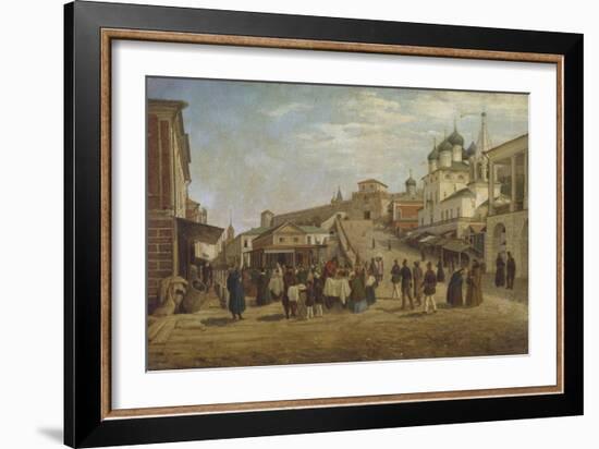 View of Nizhny Novgorod, 1867-Pyotr Petrovich Vereshchagin-Framed Premium Giclee Print