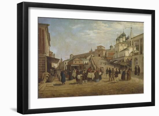 View of Nizhny Novgorod, 1867-Pyotr Petrovich Vereshchagin-Framed Premium Giclee Print