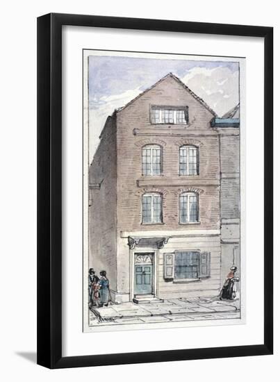 View of No 7 Blackhorse Alley, Fleet Street, City of London, 1850-James Findlay-Framed Giclee Print