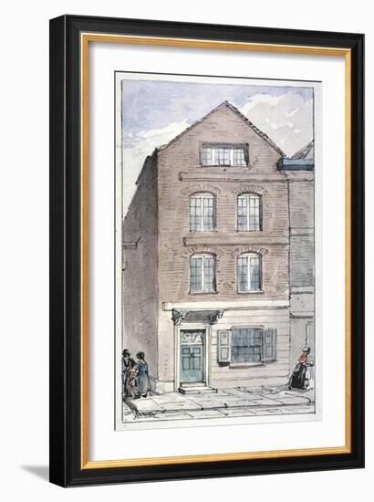 View of No 7 Blackhorse Alley, Fleet Street, City of London, 1850-James Findlay-Framed Giclee Print