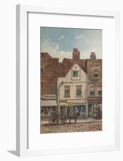 View of no 72 Cheyne Walk, Chelsea, London, 1883-John Crowther-Framed Giclee Print