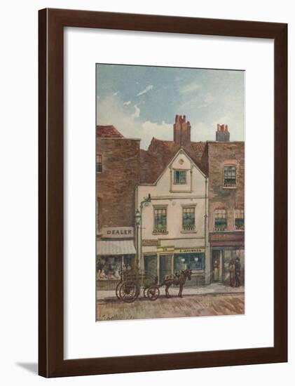 View of no 72 Cheyne Walk, Chelsea, London, 1883-John Crowther-Framed Giclee Print