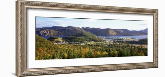 View of Norris Point, Near Gros Morne National Park, Newfoundland & Labrador, Canada-null-Framed Photographic Print