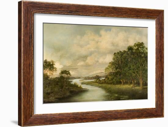 View of North Tyne River-R. Rowell-Framed Giclee Print