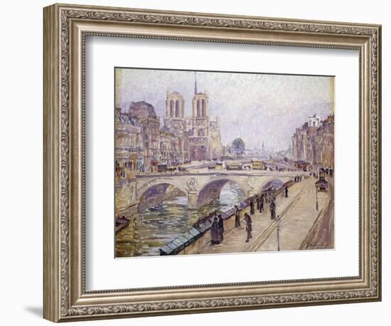 View of Notre Dame, Paris-Fritz Westendorp-Framed Giclee Print