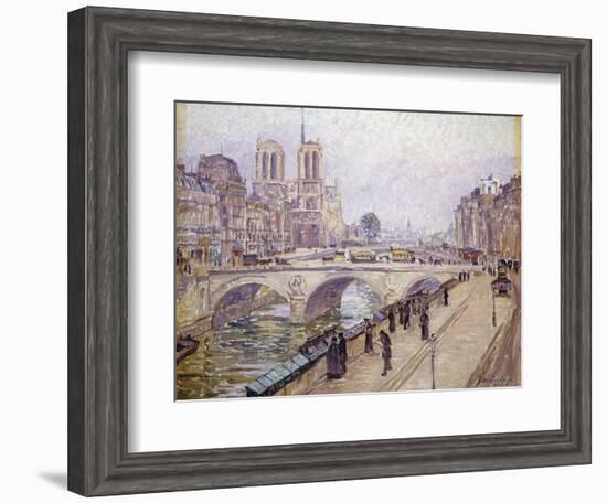 View of Notre Dame, Paris-Fritz Westendorp-Framed Giclee Print