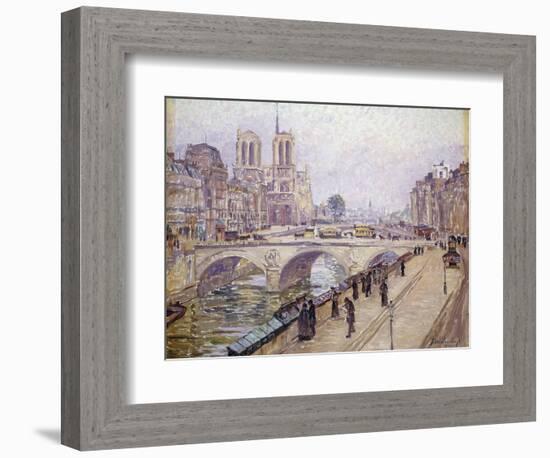 View of Notre Dame, Paris-Fritz Westendorp-Framed Giclee Print