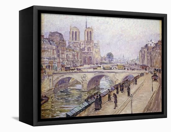 View of Notre Dame, Paris-Fritz Westendorp-Framed Premier Image Canvas