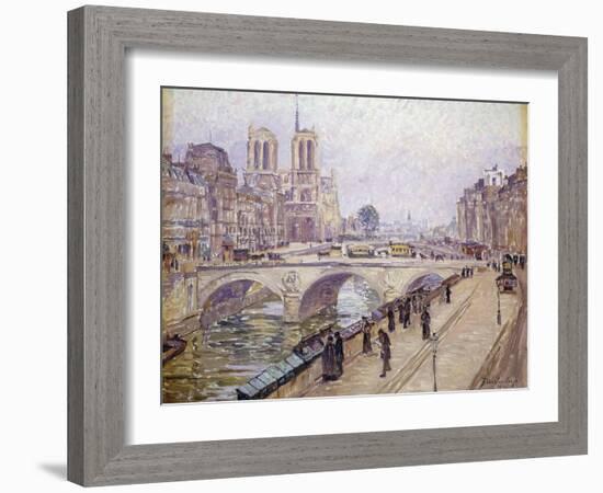 View of Notre Dame, Paris-Fritz Westendorp-Framed Giclee Print